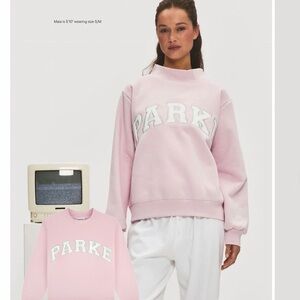 Parke Women's Light Pink Logo Sweatshirt
